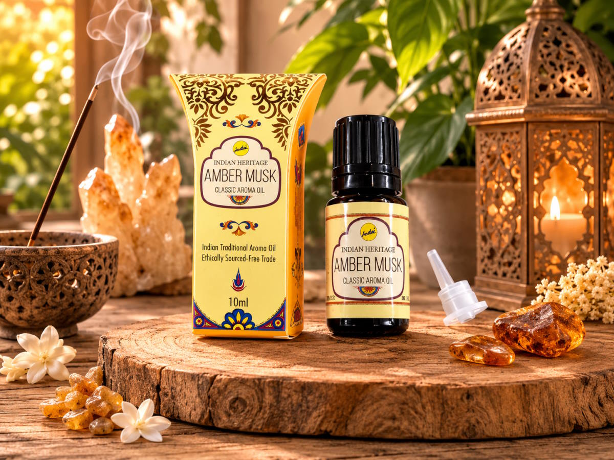 Aceite Arómatico Ambar Musk Sreevani